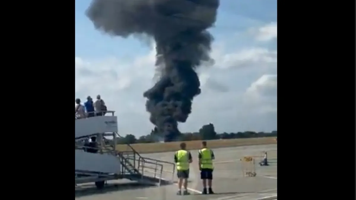 business jet crashed 