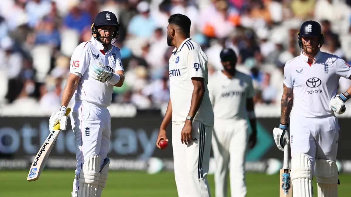 Joe Root remained unbeaten on 99 after the first day's play