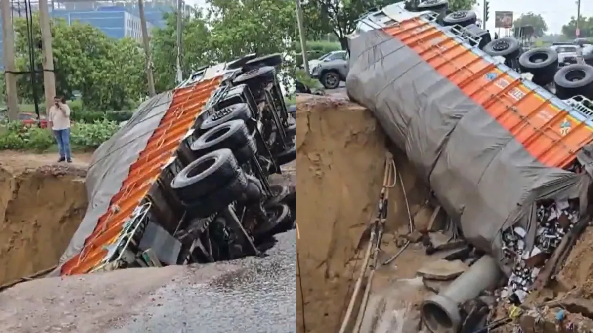 Visuals from Gurugram's Southern Peripheral Road 