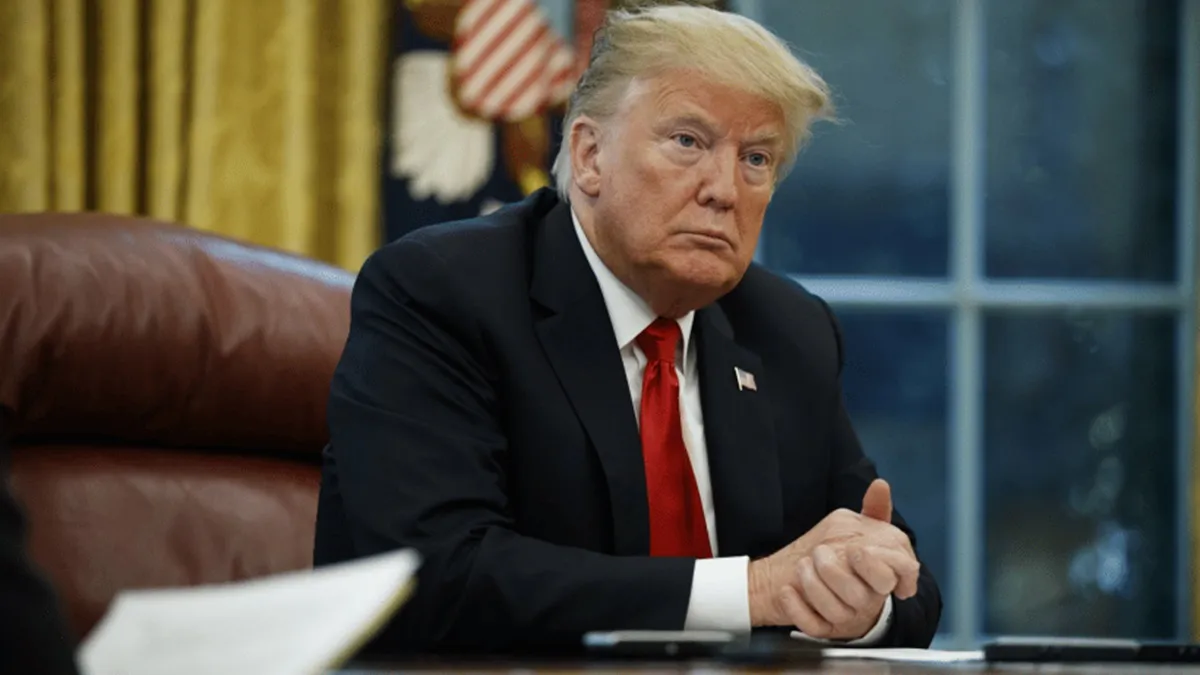 US President Donald Trump. 
