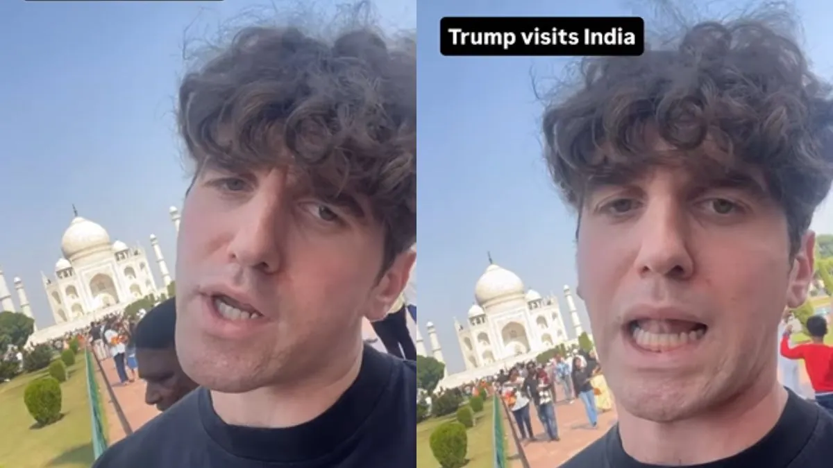 Watch man's imitation of Trump if he visited Taj Mahal