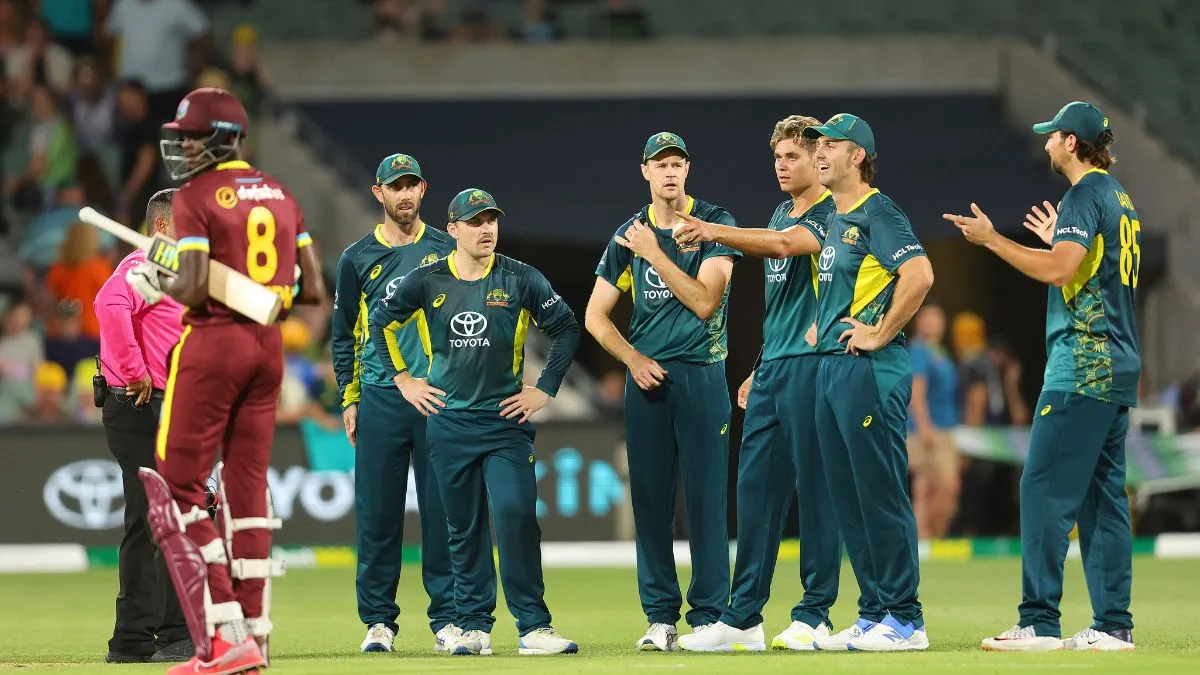 Australia against the West Indies in 2024