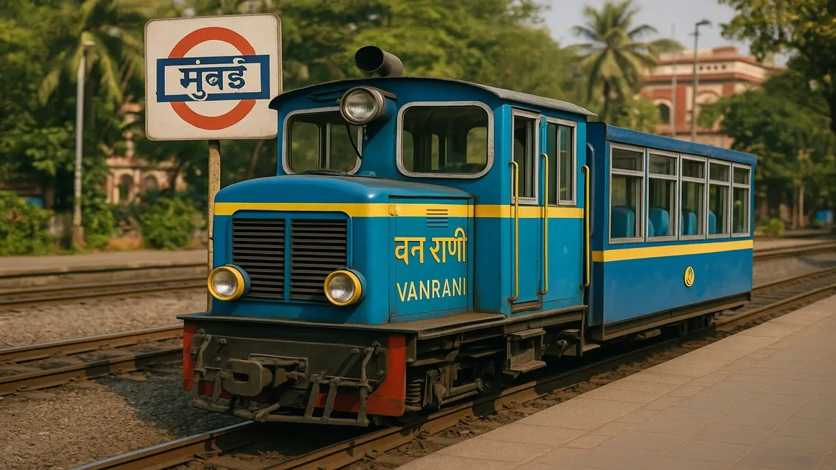 Mumbai’s mini toy train ‘Van Rani’.