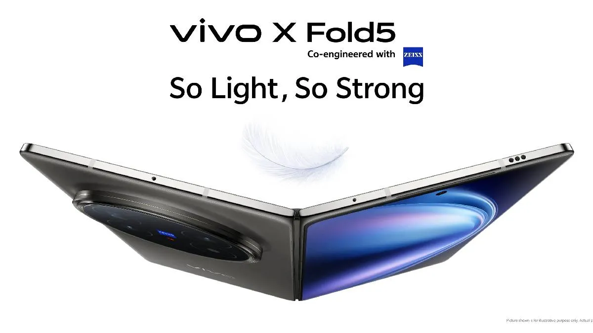 Vivo X Fold 5 with 4.3mm thickness launched in India