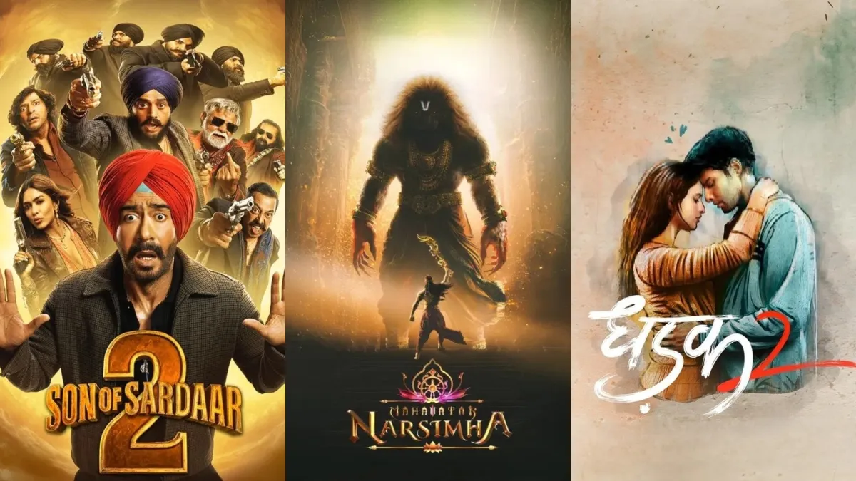 Ajay Devgn's Son of Sardaar 2 and Siddhant Chaturvedi's Dhadak 2 struggles at the box office, Mahavatar Narsimha continues to earn well 