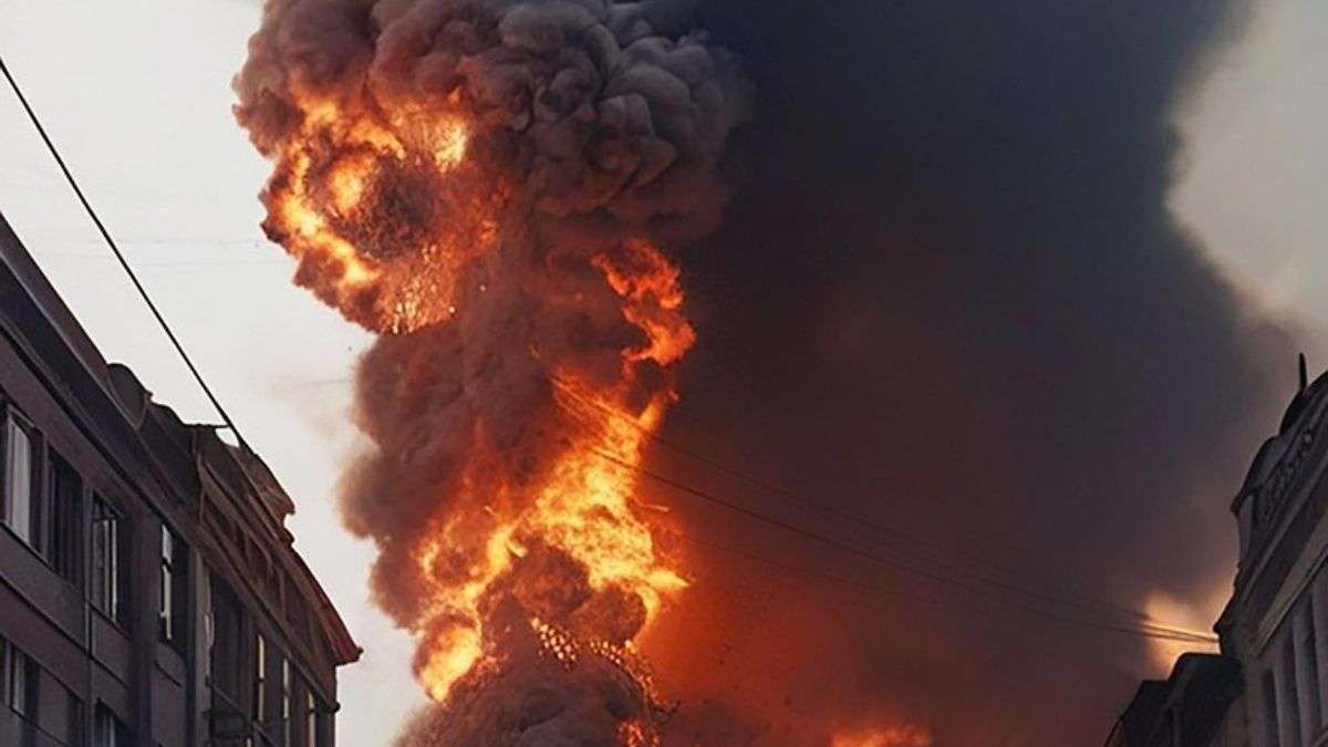 Fire engulfs Kosmos Hospital building in Ghaziabad; rescue ops on