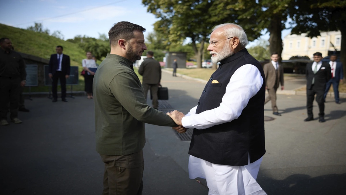 PM Modi speaks to Ukrainian President Zelenskyy, reaffirms support for ‘peaceful resolution’