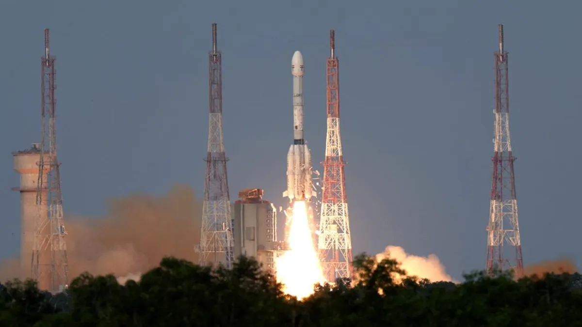 Liftoff visuals from GSLV-F16/NISAR launch. 