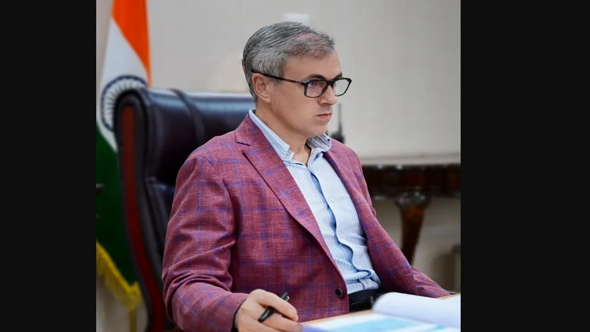 Jammu and Kashmir Chief Minister Omar Abdullah. 