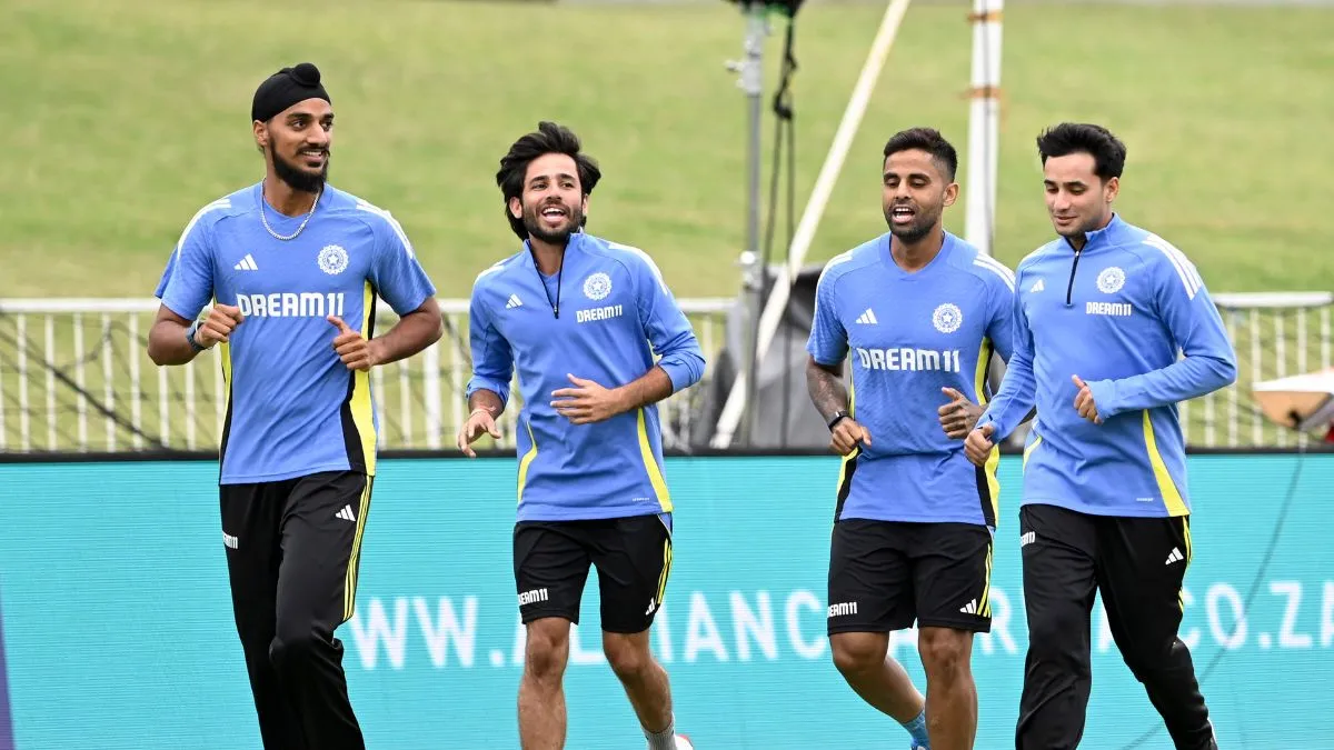 Indian players in training Indian players in training