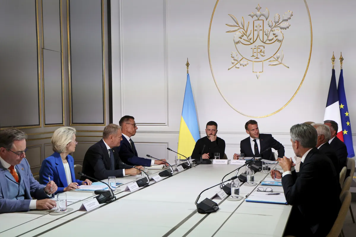 Ukrainian President Volodymyr Zelenskyy meets 'Coalition of Willing' allies in Paris.