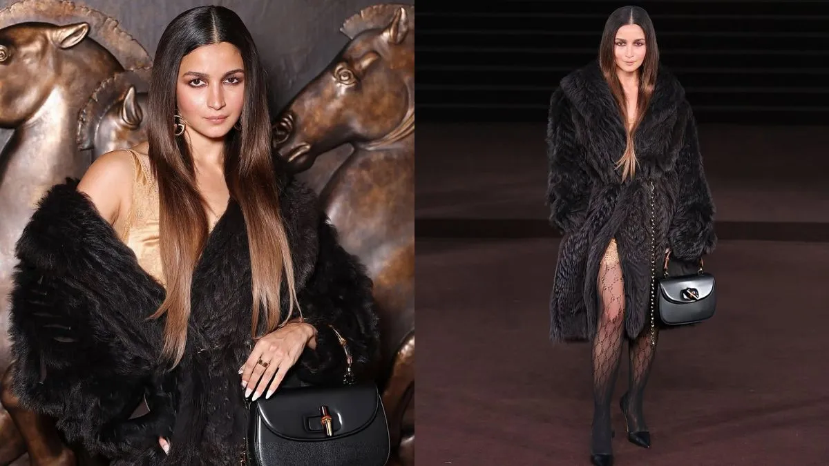 Alia Bhatt stuns in Gucci at Milan Fashion Week 