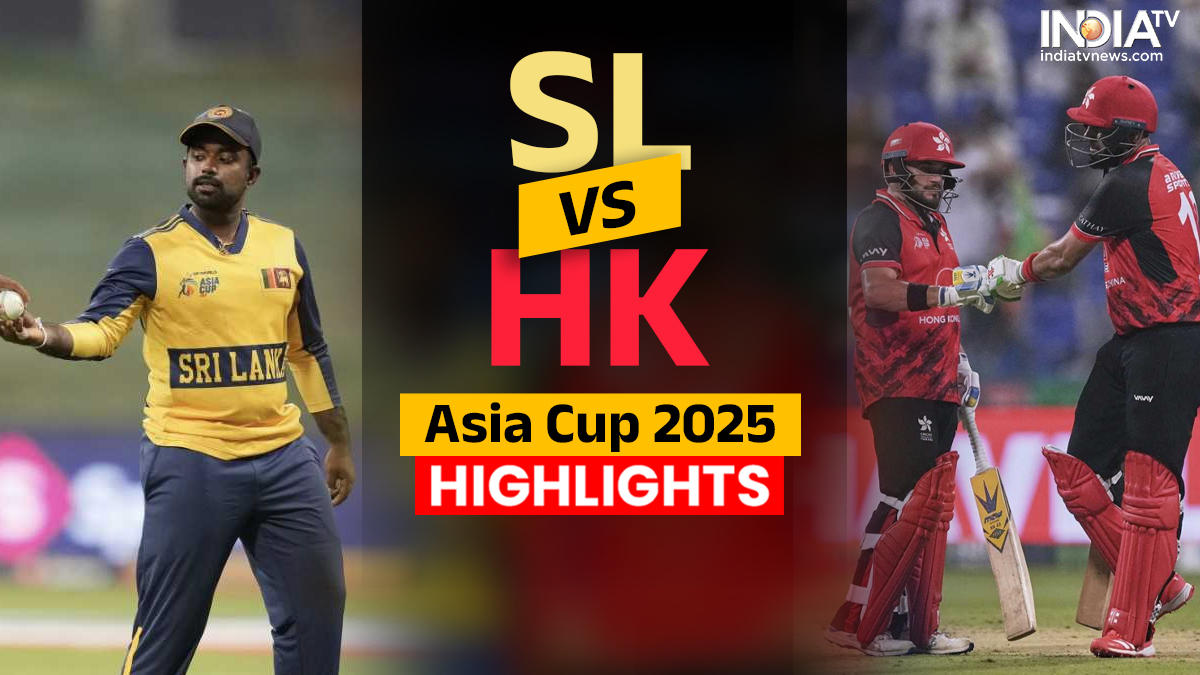 SL vs HKG Live score: Sri Lanka vs Hong Kong Asia Cup 2025, Latest Match  Updates, Scorecard, Ball by Ball commentary | Cricket News – India TV