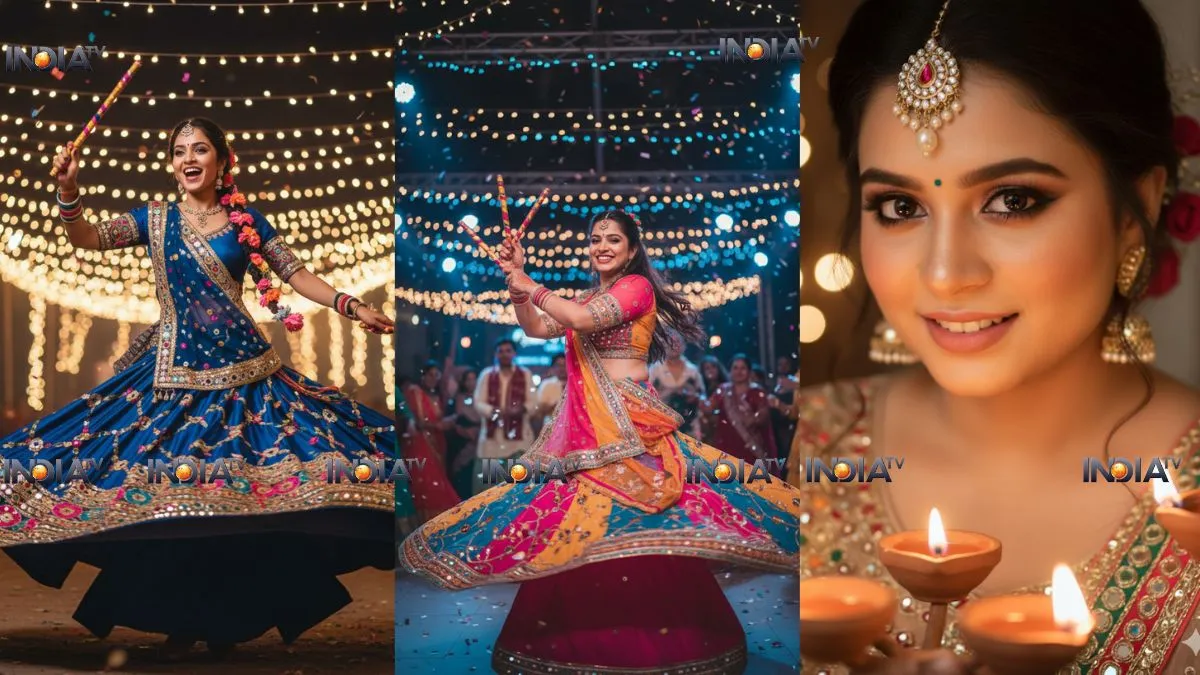 Dandiya-ready with Gemini Nano Banana AI