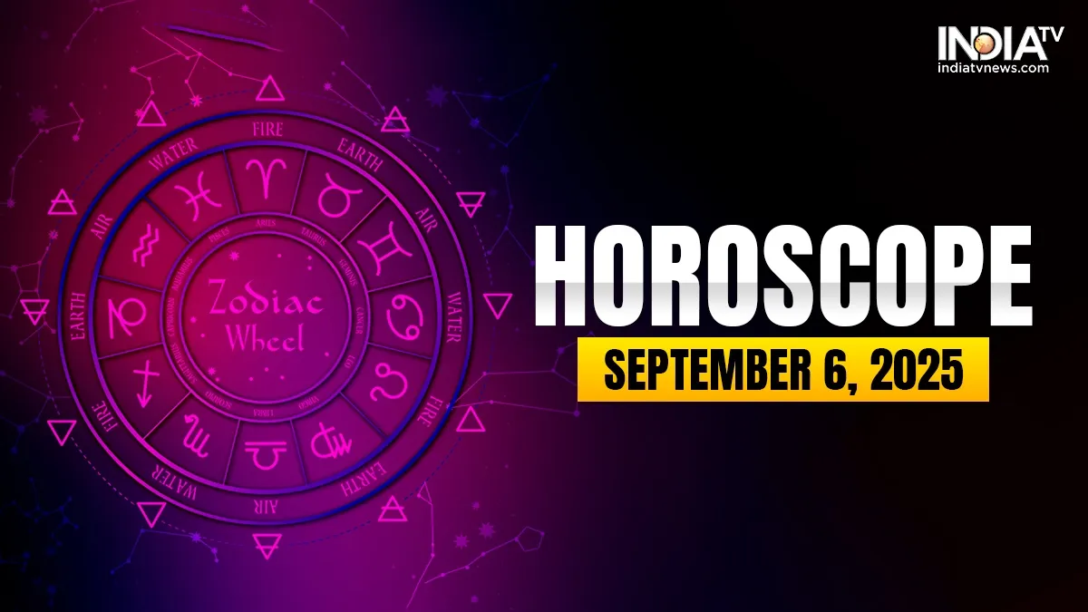 Today horoscope, daily horoscope, 6 September 2025 horoscope for all