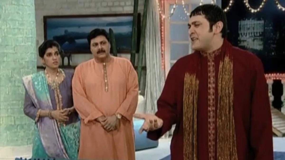A still of Rajesh Kumar from the TV show 'Sarabhai vs. Sarabhai'. 