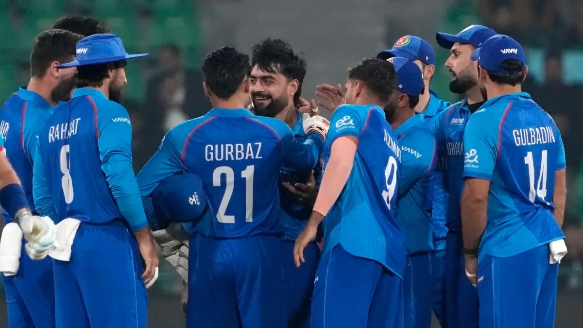 Afghanistan cricket team players.