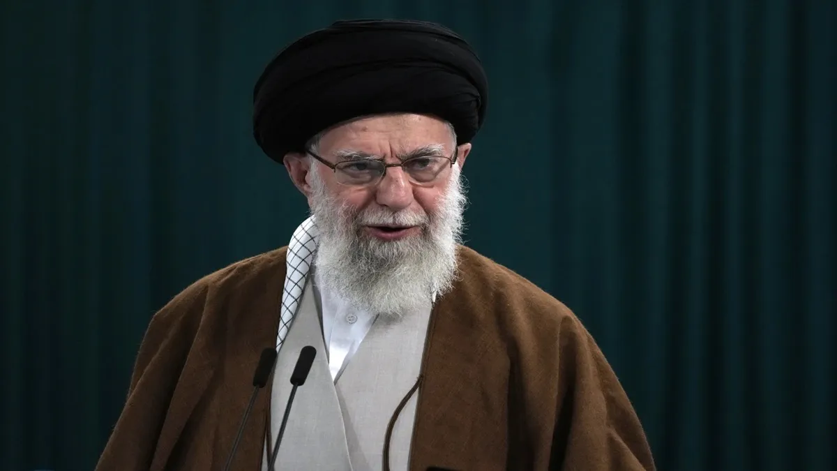 Iran's Supreme Leader Ayatollah Ali Khamenei. 