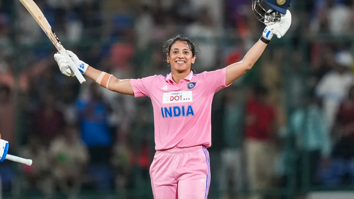 Smriti Mandhana slammed a destructive 125 off just 63 balls for India against Australia in the third ODI in Delhi