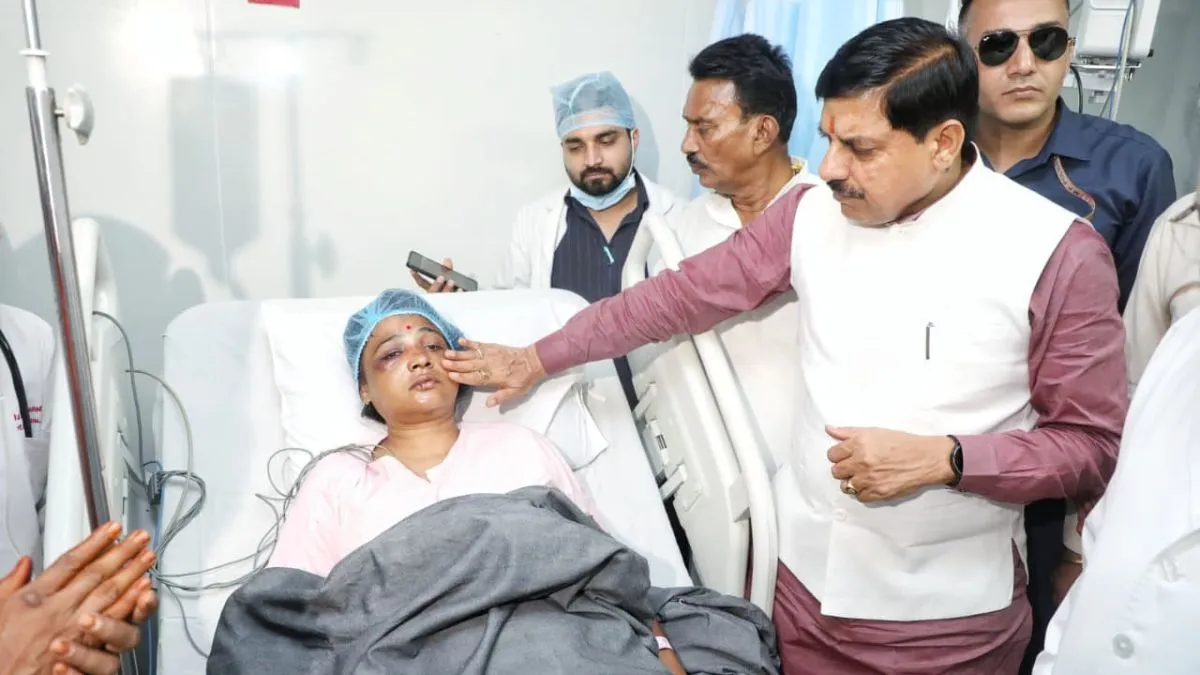CM Yadav also visited the hospital to meet those injured in the incident.