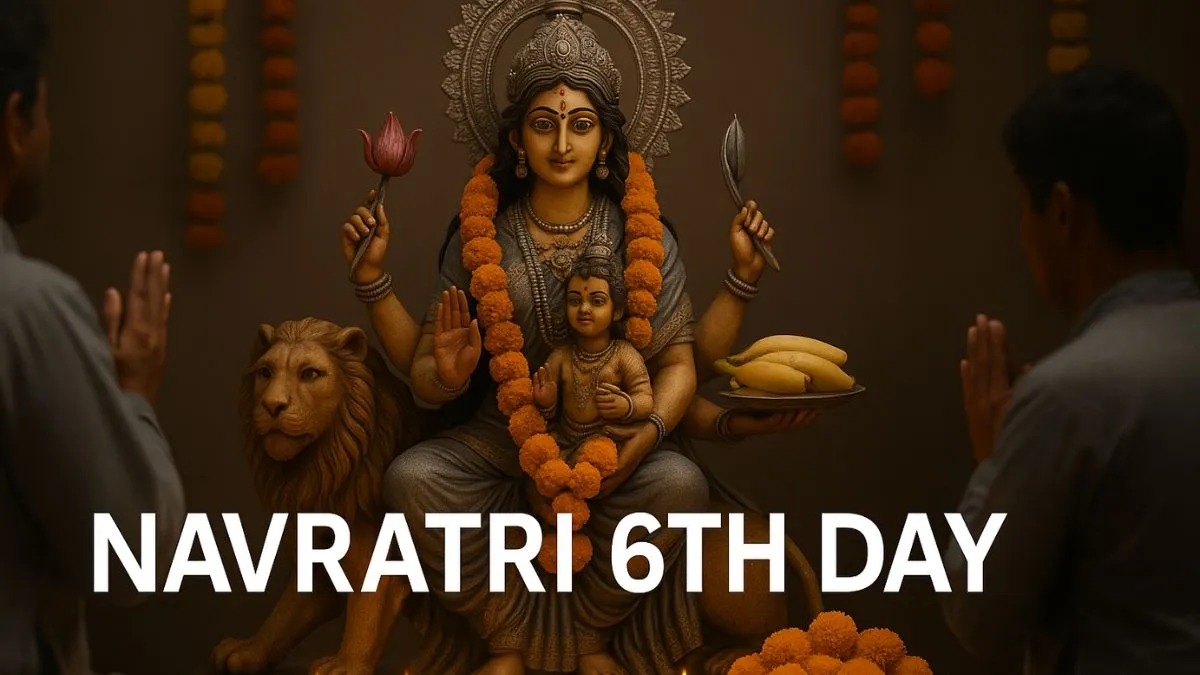 Navratri 2025 Day 6 is dedicated to Maa Skandamata, while Katyayani puja will be performed tomorrow.