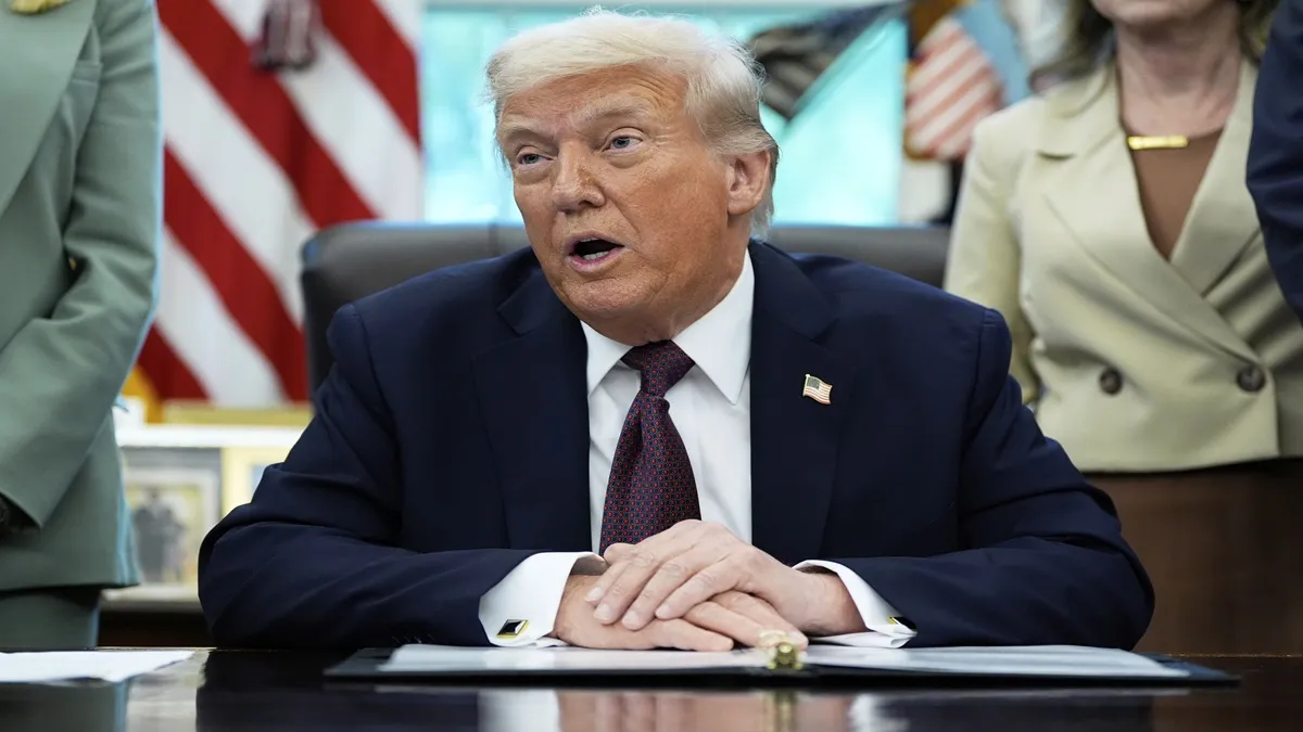 US President Donald Trump. 