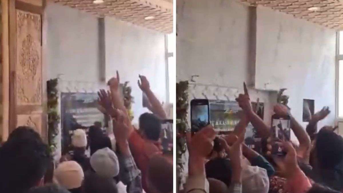 National Emblem at J-K's Hazratbal Shrine damaged; BJP calls it 'scar on Constitution'