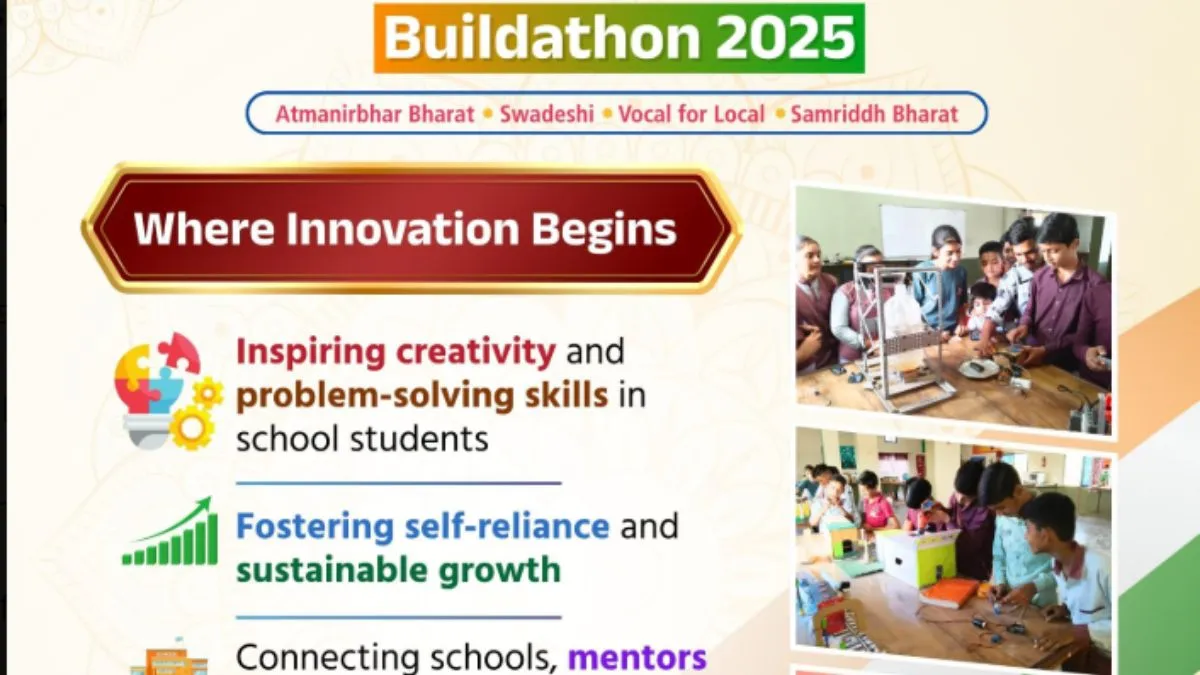 Viksit Bharat Buildathon 2025 launched for Classes 6-12; know how students can apply | Education News – India TV