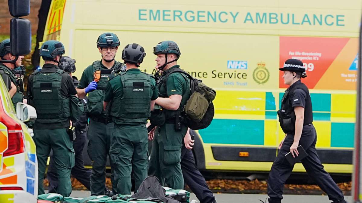 Manchester stabbing: Two killed in horrific stabbing, car ramming attack at synagogue; suspect shot dead