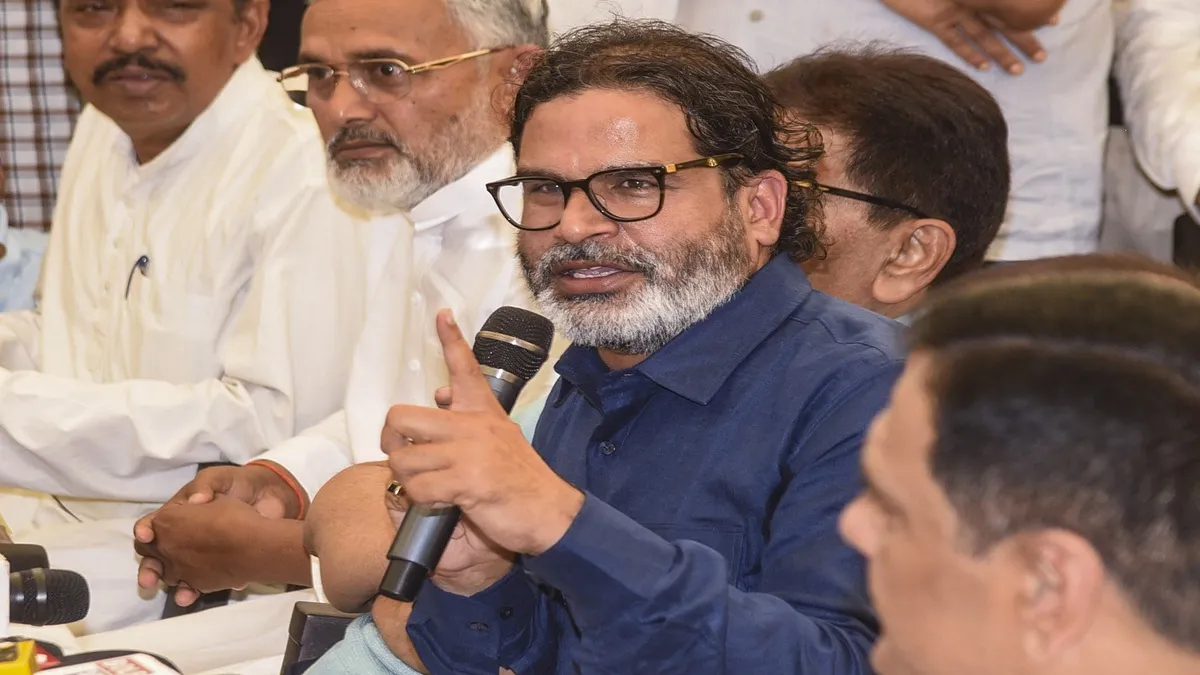 Jan Suraaj Party founder Prashant Kishor.