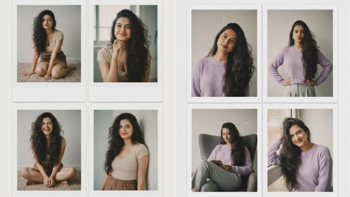 Top prompt for girls to create polaroid-style portraits Top prompt for girls to create polaroid-style portraits