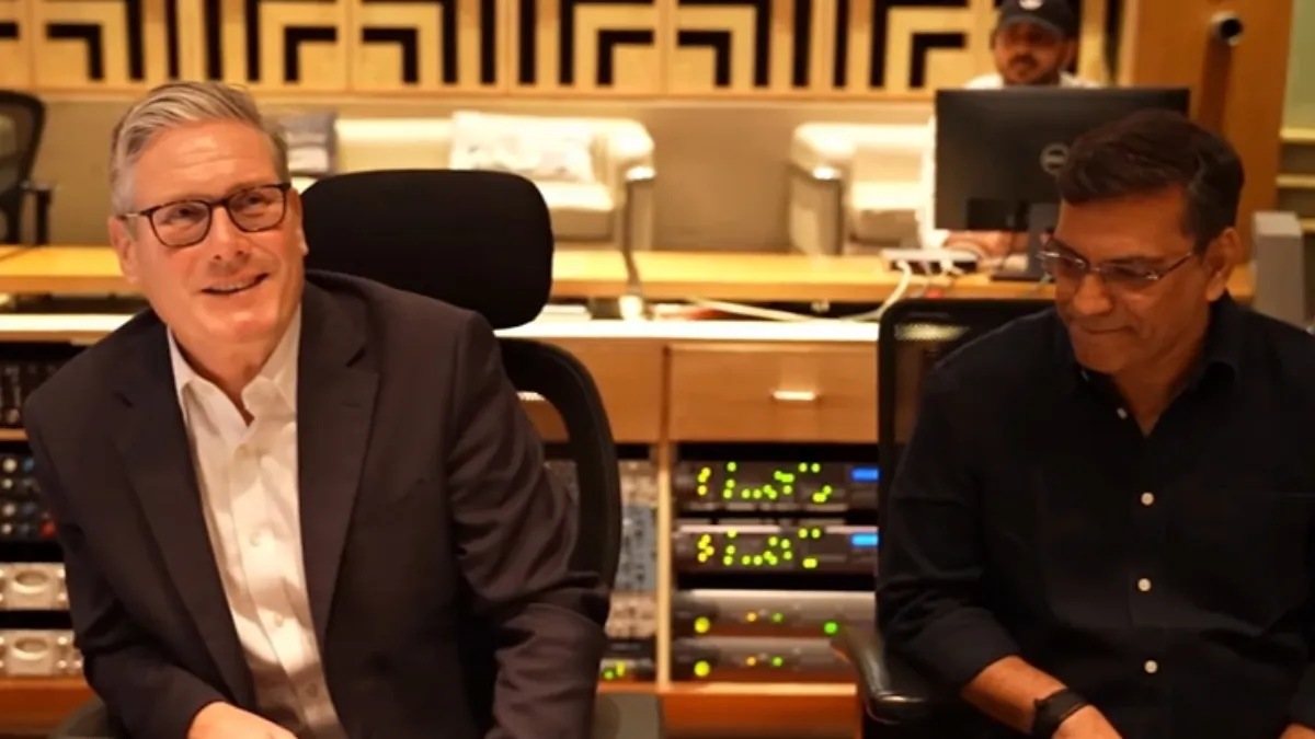 UK PM Keir Starmer visited the Yash Raj Films studio. 