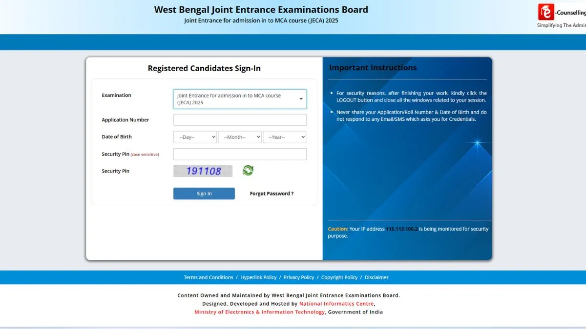 Download WBJEE JECA admit card 2025 at wbjeeb.nic.in/jeca