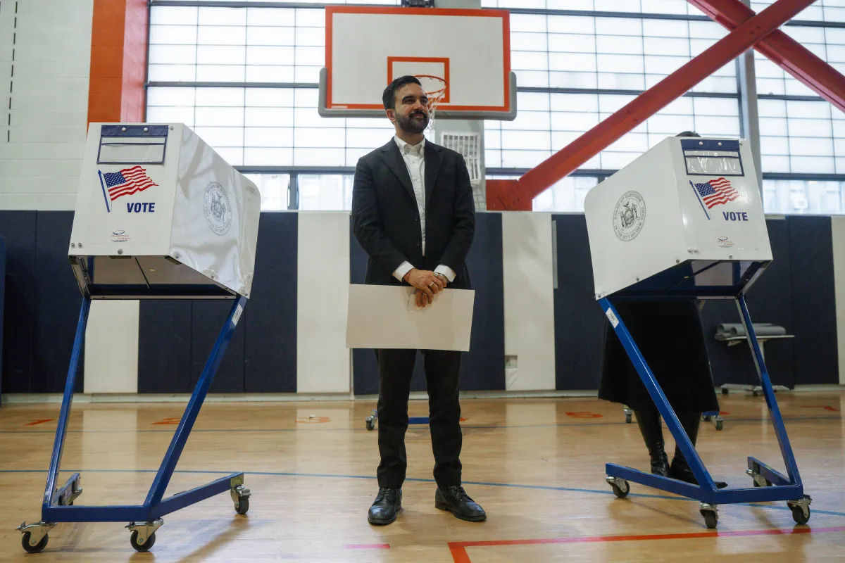 Zohran Mamdani cast vote in New York Mayoral polls. 