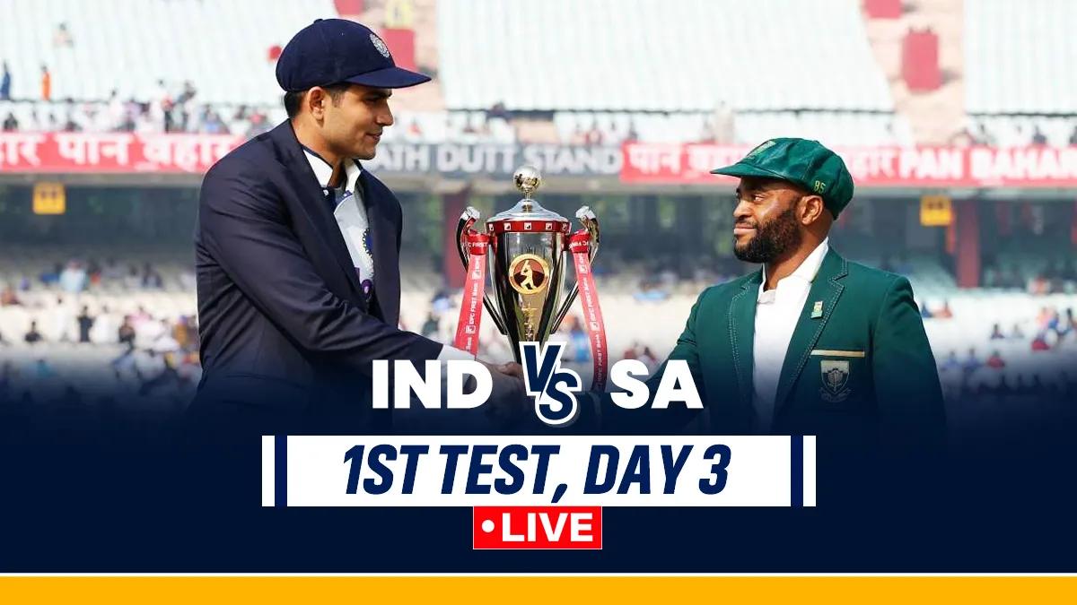 IND vs SA 1st Test, Day 3 Live Score and Updates