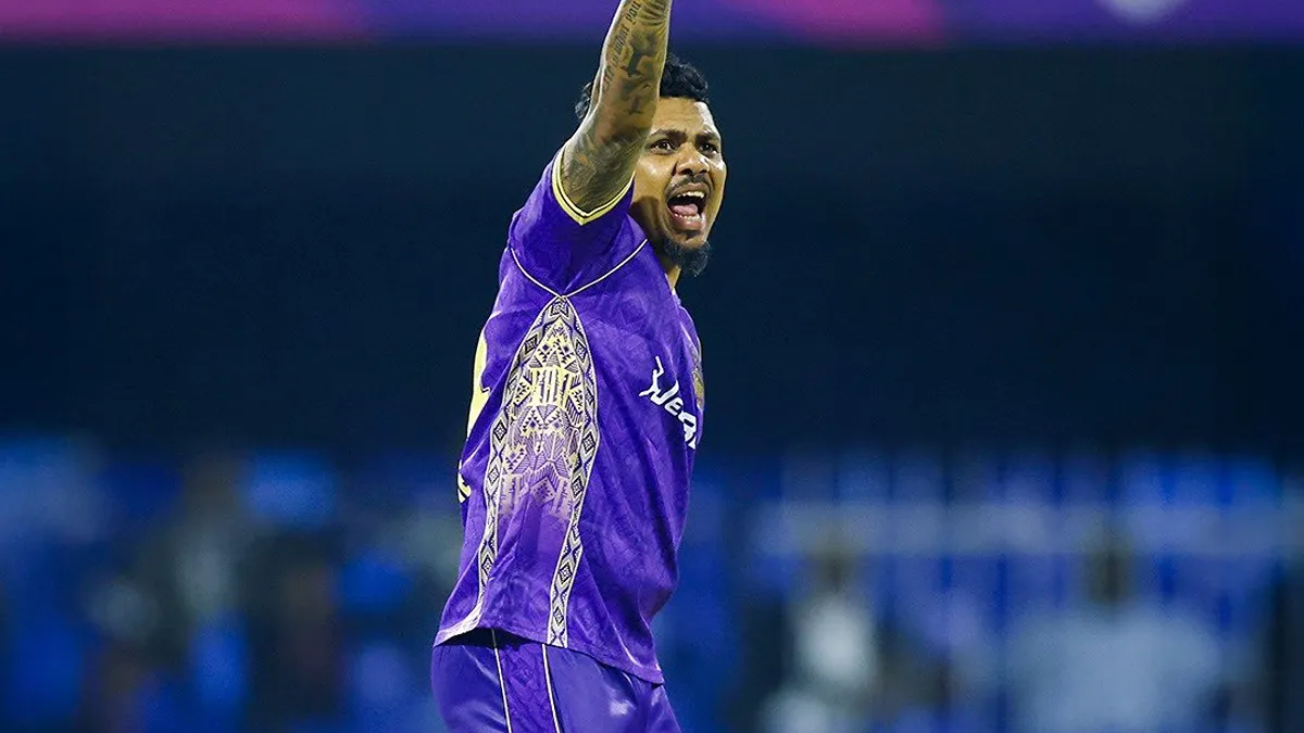 Sunil Narine took 1/22 in his four-over spell for Abu Dhabi Knight Riders in the side's first game of ILT20 2025-26