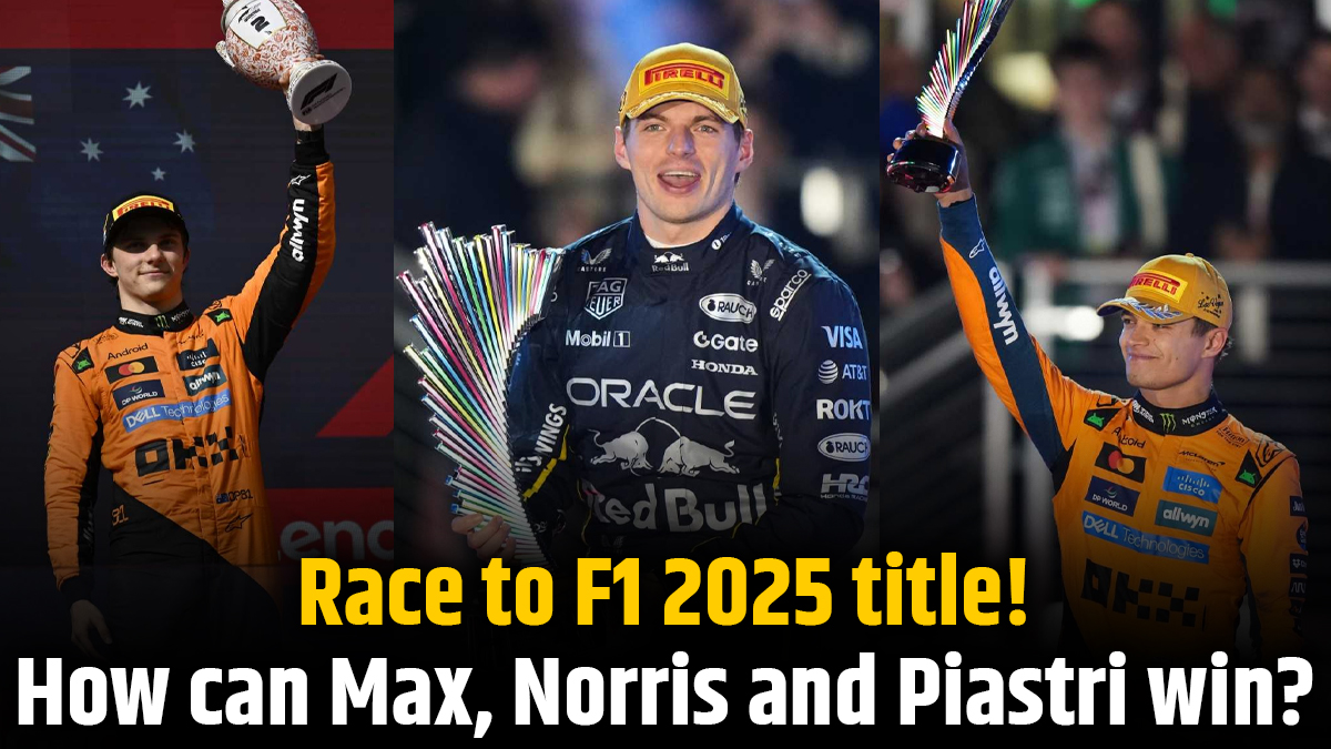 How can Max Verstappen, Lando Norris and Oscar Piastri win F1 2025 title as battle heads to final race?