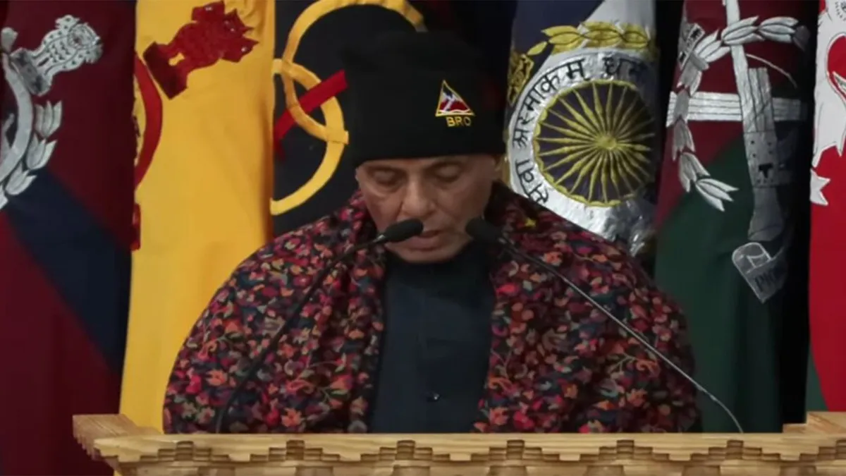 Defence Minister Rajnath Singh