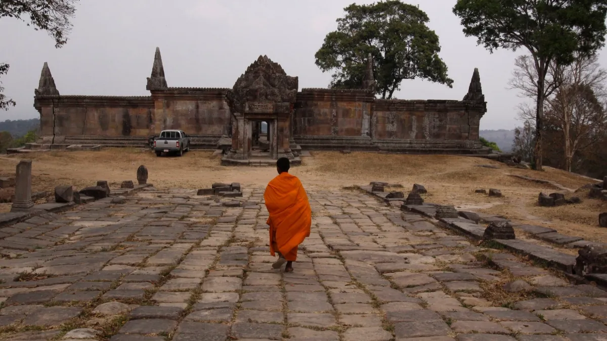 The Preah Vihear Hindu temple was damaged during the recent clashes between Thailand and Cambodia.