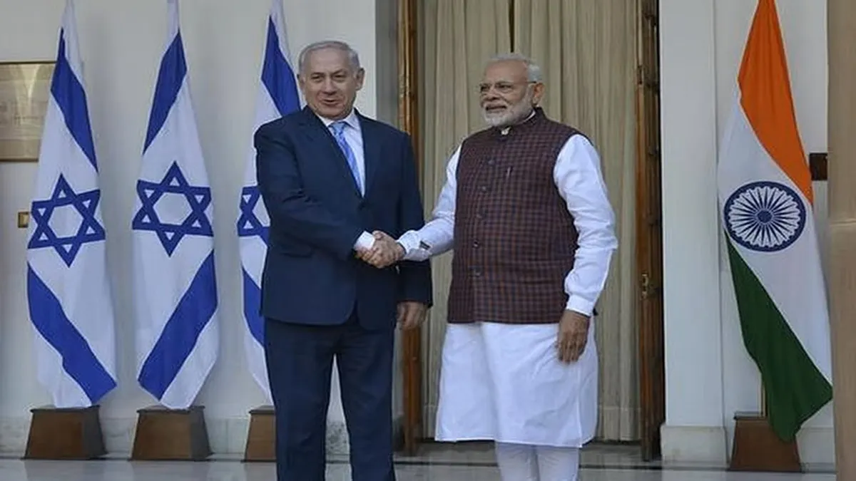 File photo of Prime Minister Narendra Modi and his Israeli counterpart Benjamin Netanyahu.