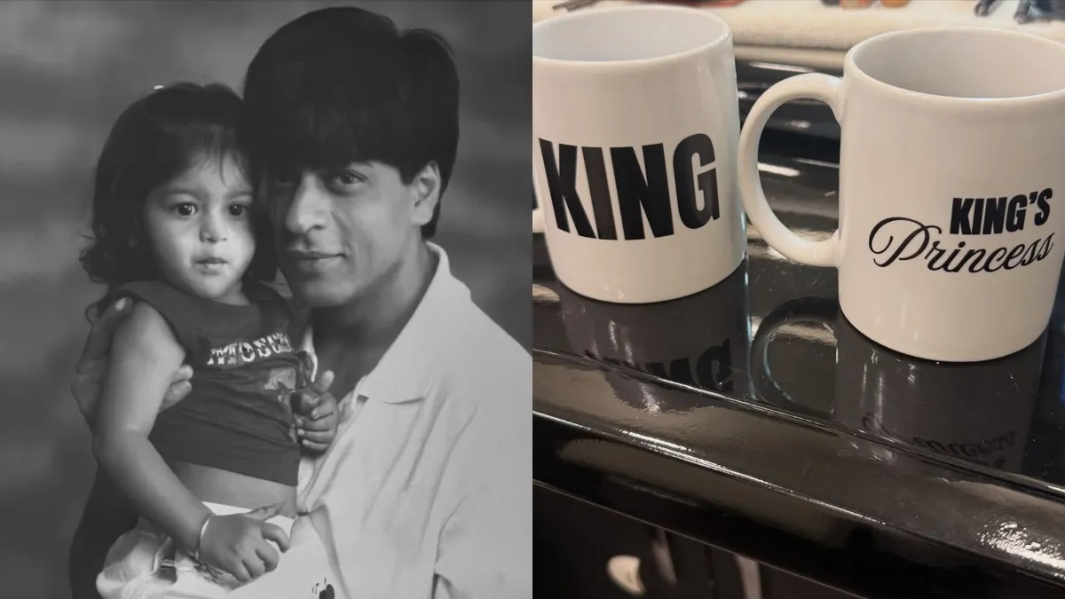 Shah Rukh Khan and Suhana Khan