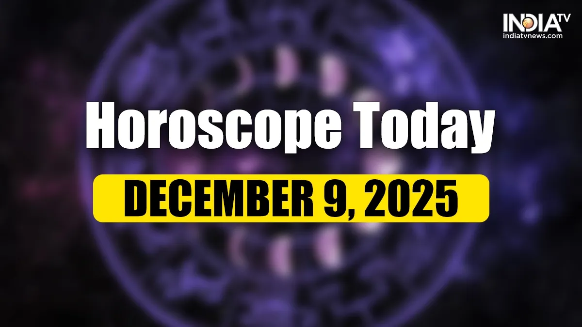 Daily horoscope for 9 December 2025: Zodiac-wise predictions for all 12 signs.
