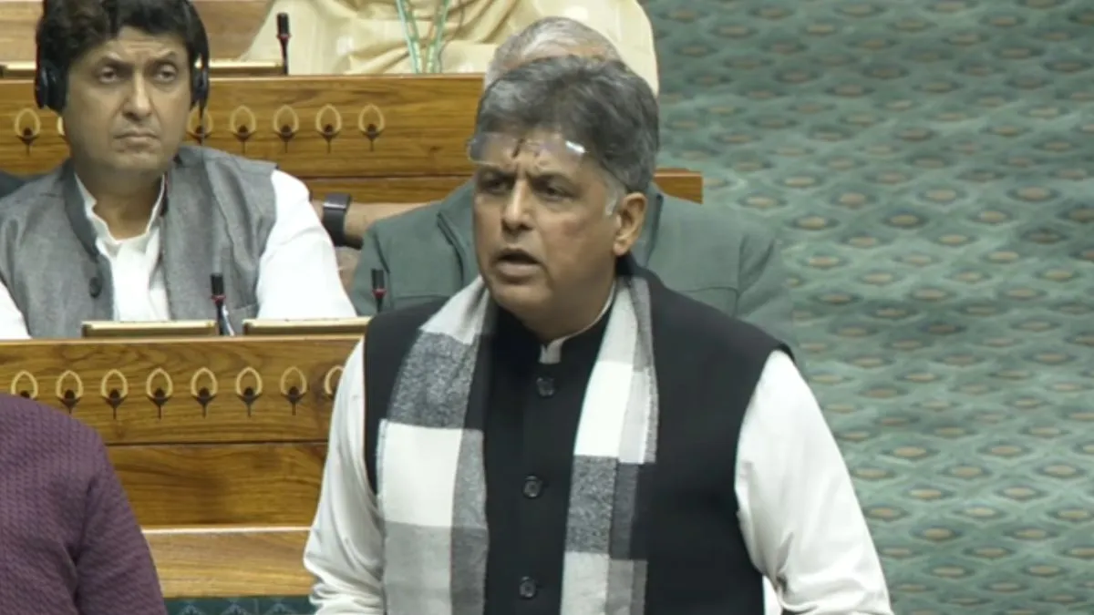 Congress leader Manish Tewari