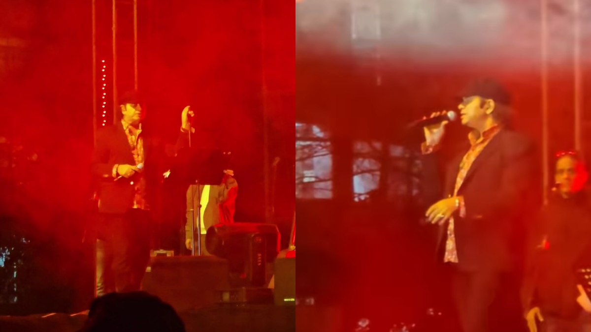 Mohit Chauhan, Bollywood singer, falls on stage while performing at AIIMS Bhopal | Video