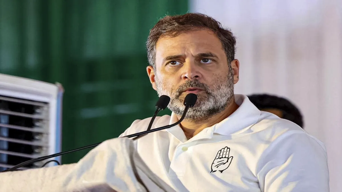 Congress leader and Leader of Opposition in the Lok Sabha, Rahul Gandhi. 