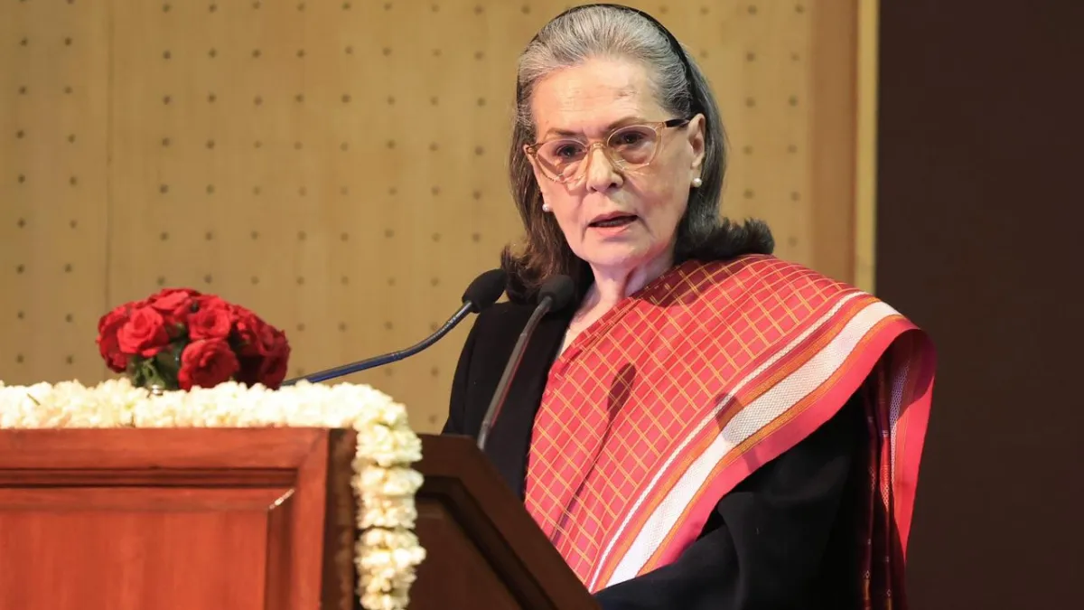 Sonia Gandhi lashes out at BJP over Nehru criticism.
