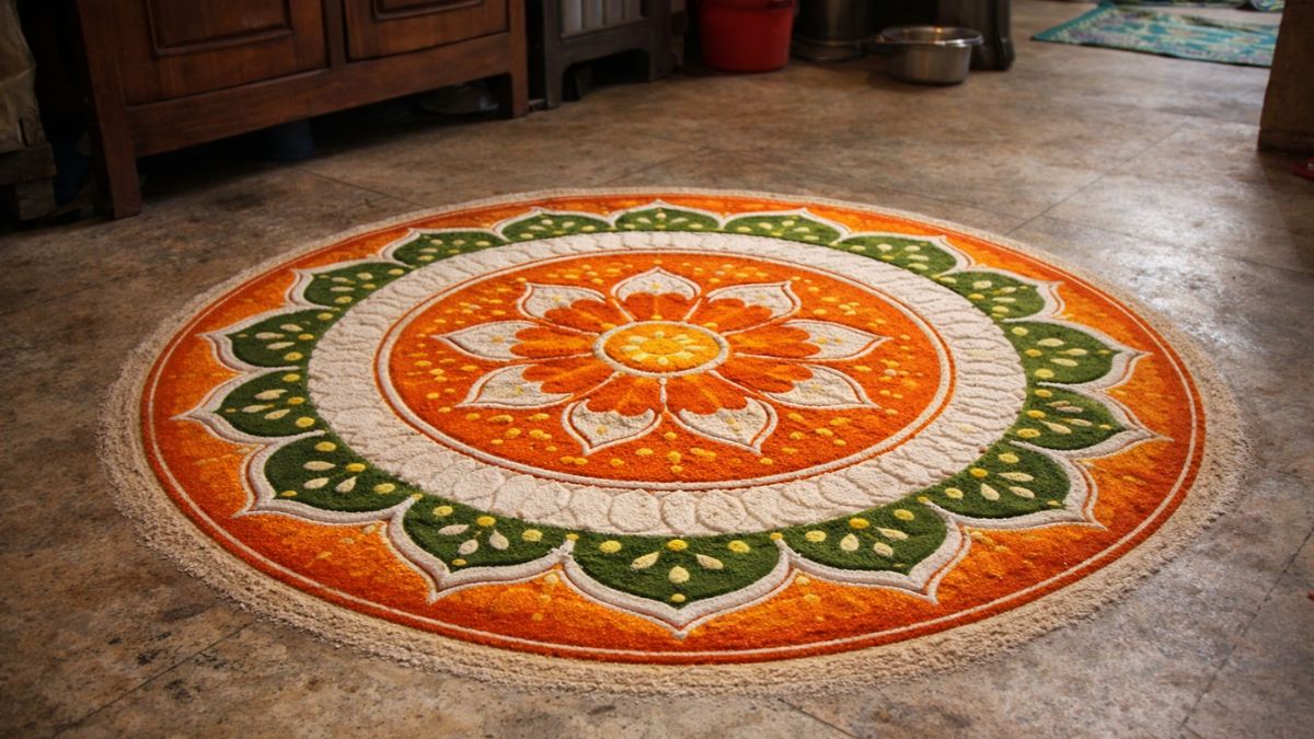 Republic Day 2026 rangoli ideas in tricolour for homes, schools, and offices Republic Day 2026 rangoli ideas in tricolour for homes, schools, and offices