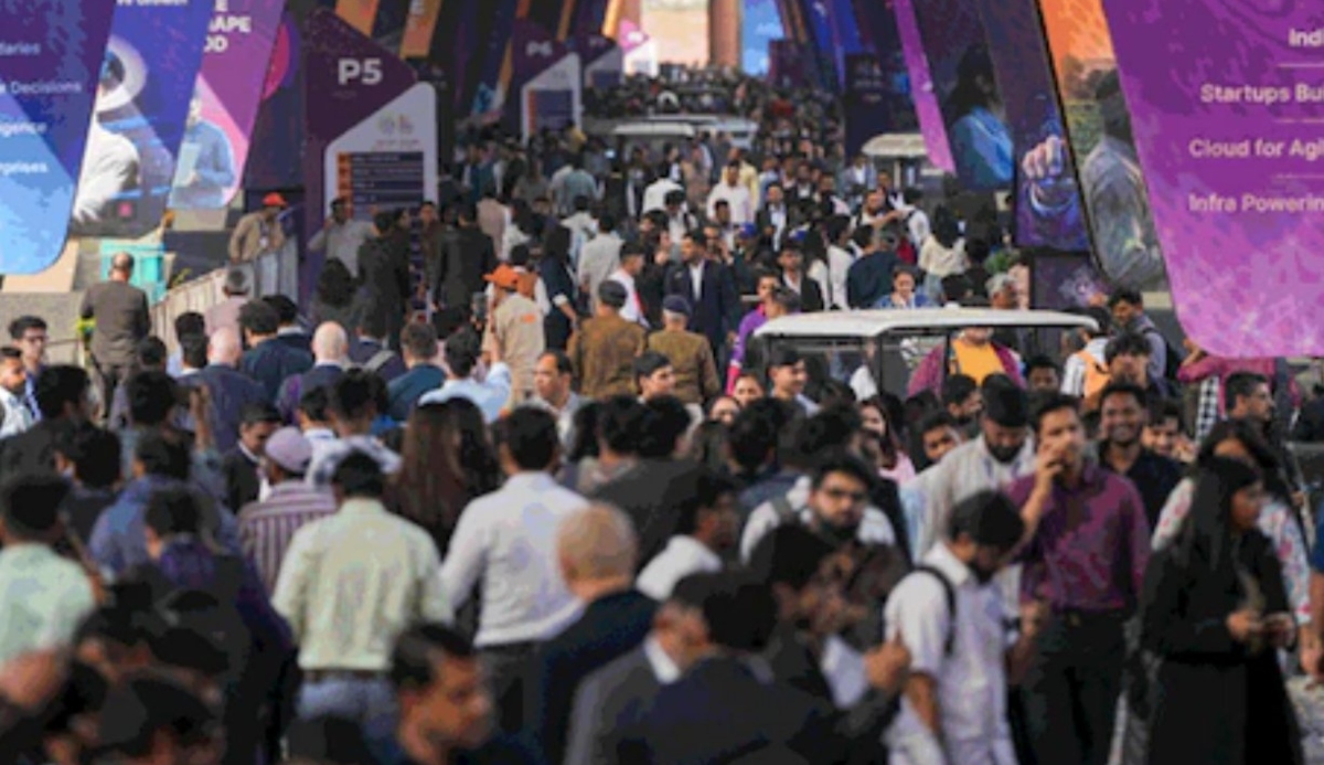 Two contractual staff arrested for stealing wearable devices from AI summit at Bharat Mandapam