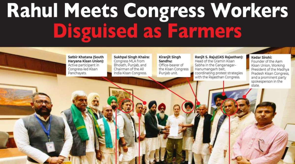 Rahul Gandhi meets farmers on India-US trade deal, BJP call it 'stage-managed' and 'baseless' | India News – India TV