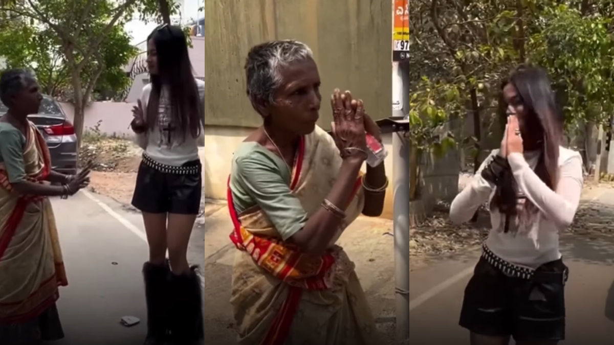 Shriyanshi, social media influencer, get schooled by Bengaluru woman over dress choices | See her reaction